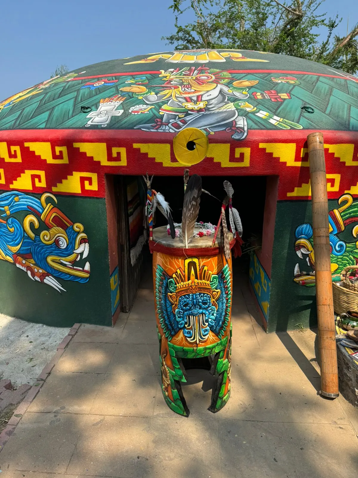 Temazcal Acapulco con la entrada.